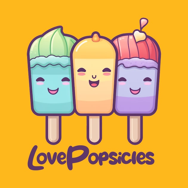 Kawaii Cute Love Popsicles by Yamabushi's Kawaii Store