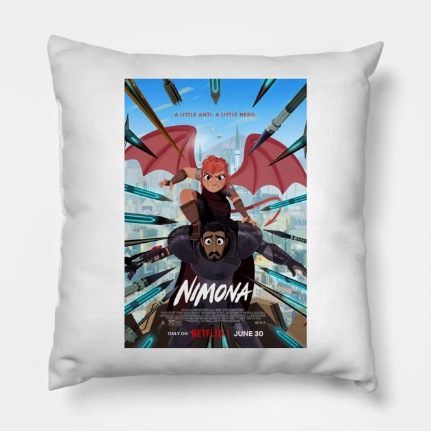 Nimona Pillow by charm3596