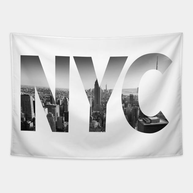 nyc Men's Graphic T-Shirt - Americana Collection Tapestry by 7D Tshirts