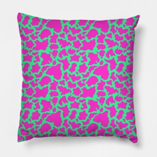 80s Animal Chic Print Pillow