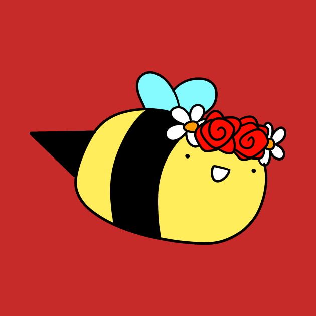 Flower Crown Bee by saradaboru