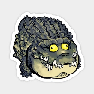 Mudwizard draws the cute chonk crocodile toy front ver. / funny animal memes Magnet