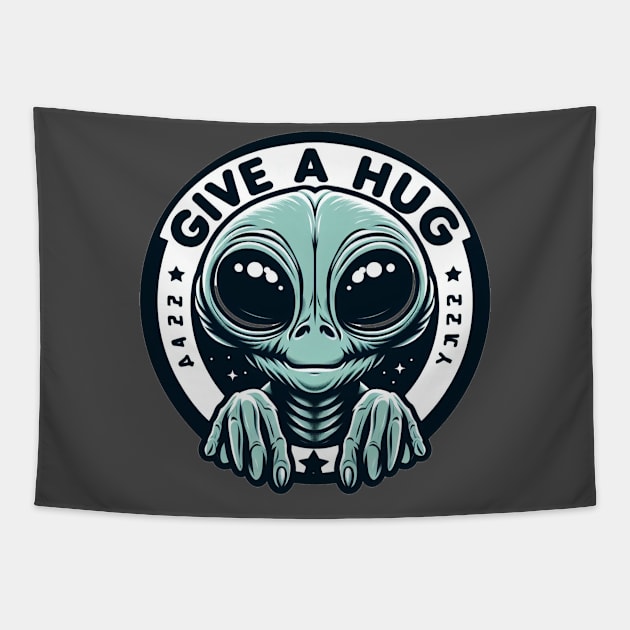 Give Hugs Tapestry by Jason's Finery