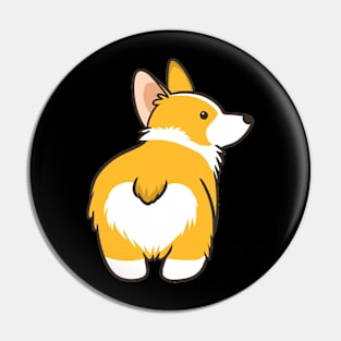 Cute Corgi Butt Pin