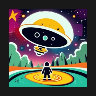 Toddler Boys UFO Abduction T-Shirt