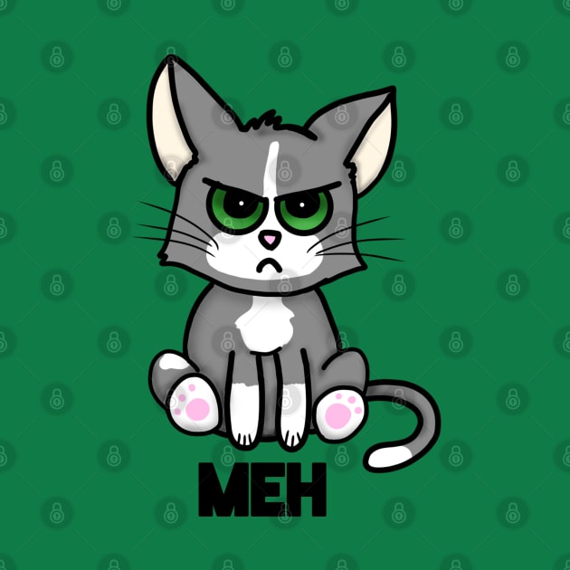 Meh Cat (Large Design) by Aeriskate