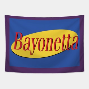 Bayonetta Seinfeld logo! Tapestry