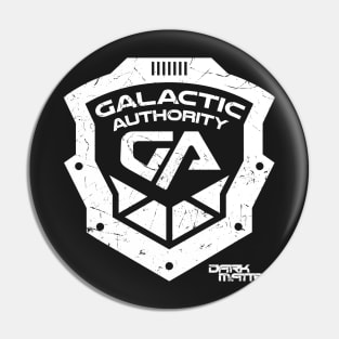 Dark Matter - Galactic Authority Shield Pin