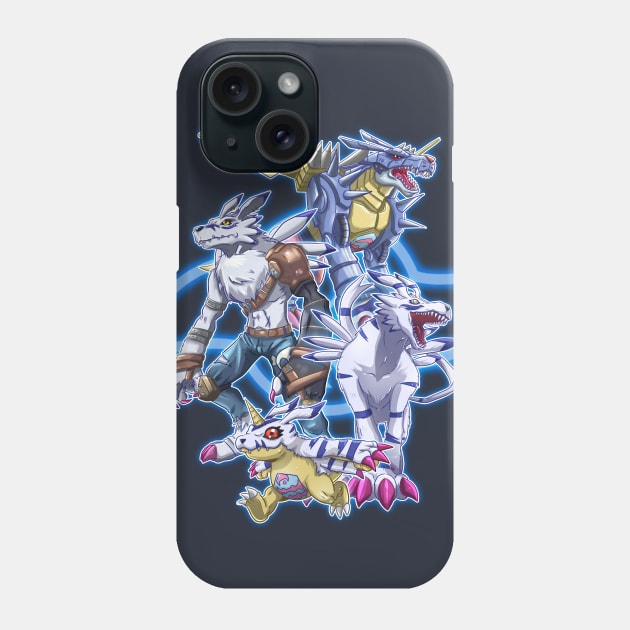 fanart gabumon evolution line Phone Case by DigiTeeshrit