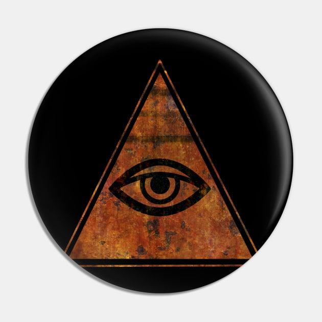 The All Seeing Eye of Providence Pin by Bluepress