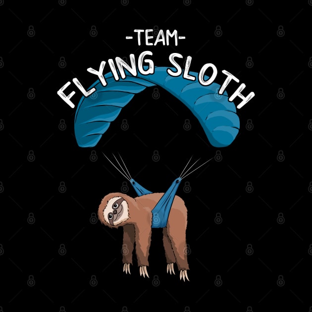 Team Flying Sloth Skydiving Paraglider by SkizzenMonster