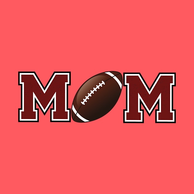 Football Mom Burgundy by capesandrollerskates 