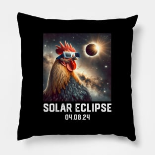 Totality Solar Eclipse 04.08.24 Chicken Astronomy s Pillow
