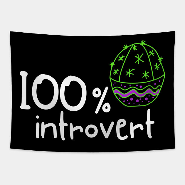 Cactus Introvert Love Cute Happy Motivational Inspirational Fun Funny Birthday Gift Tapestry by EpsilonEridani