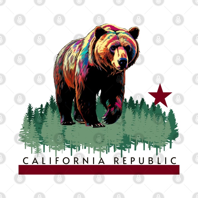 The Republic Bear in California by LB35Y5