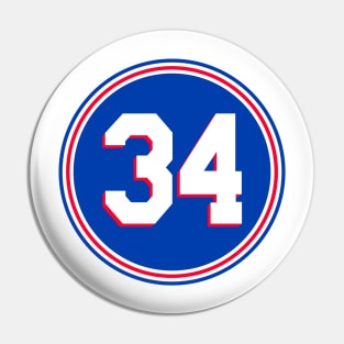 Barkley Number Pin