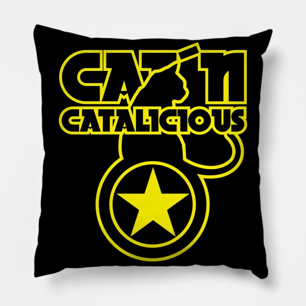 Catn Catalicious Captain Cat Birthday Gift 1 Pillow by KAOZ