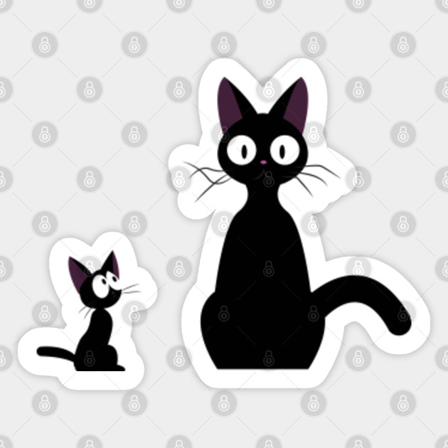 Jiji And His Kitten Kikis Delivery Service Sticker Teepublic