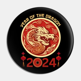 Chinese lunar Year 2024 Year Of The Dragon 2024 Pin