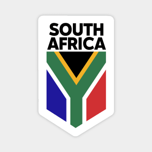 South Africa Flag Emblem Magnet