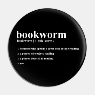 Bookworm Dictionary Definition Pin