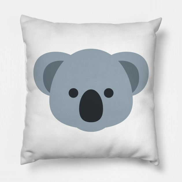 Cute Koala Emoji Style Koala Pillow Teepublic Uk