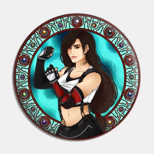 Tifa Lockhart - Art Nouveau Pin