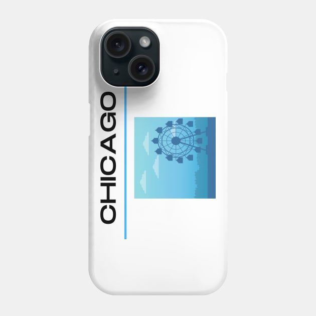 Chicago city Phone Case by yum72