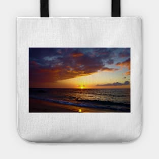 Tropical Shore Sunset Tote