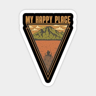 My happy place Magnet