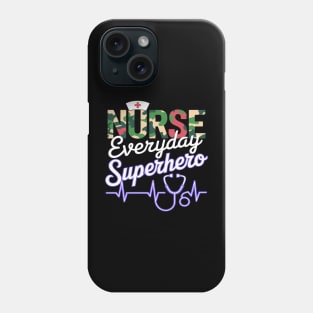 Nurse Every Day Superhero Coloring International Nurses Day Phone Case