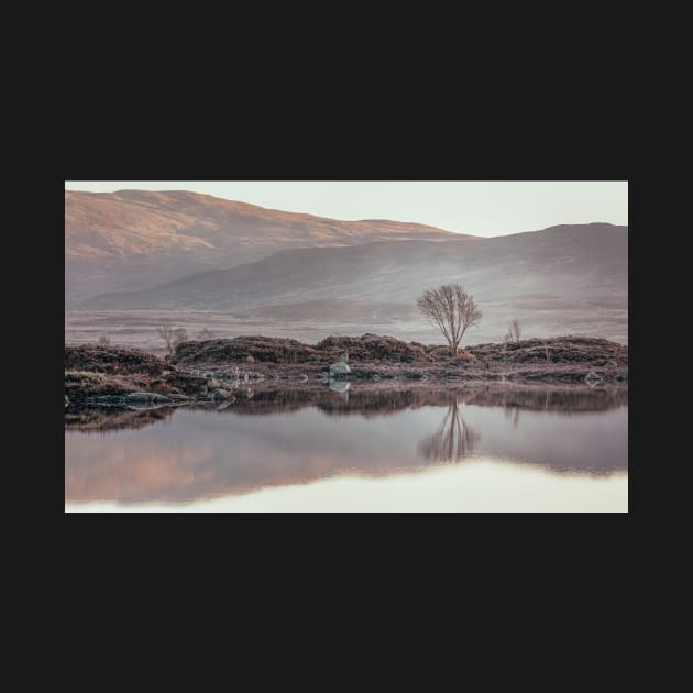 'Still Loch, Frosty Winter's Morning 2', Loch Rannoch, Glencoe. by mucklepawprint