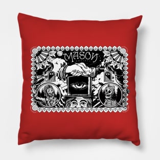 Mason Society Handshake Pillow