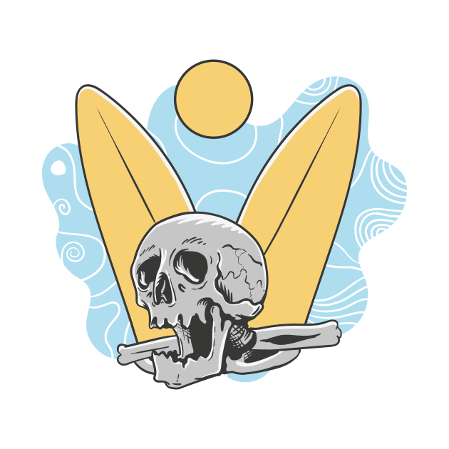 SKULL SURF by Dinakara Design