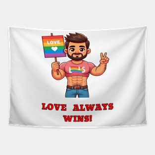 Love always wins Tapestry