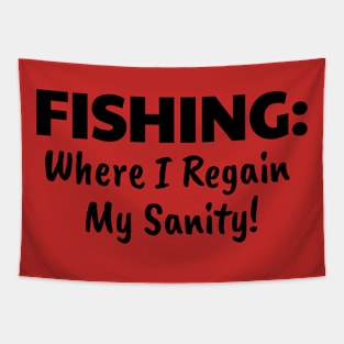 Fishing for Sanity Tapestry