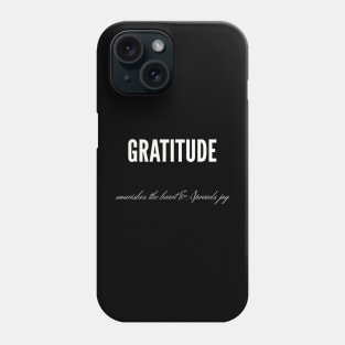 Spread Joy and Gratitude with this Inspirational T-Shirt Phone Case