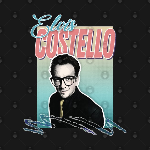 Elvis Costello / 1980s Style Aesthetic Fanart by DankFutura