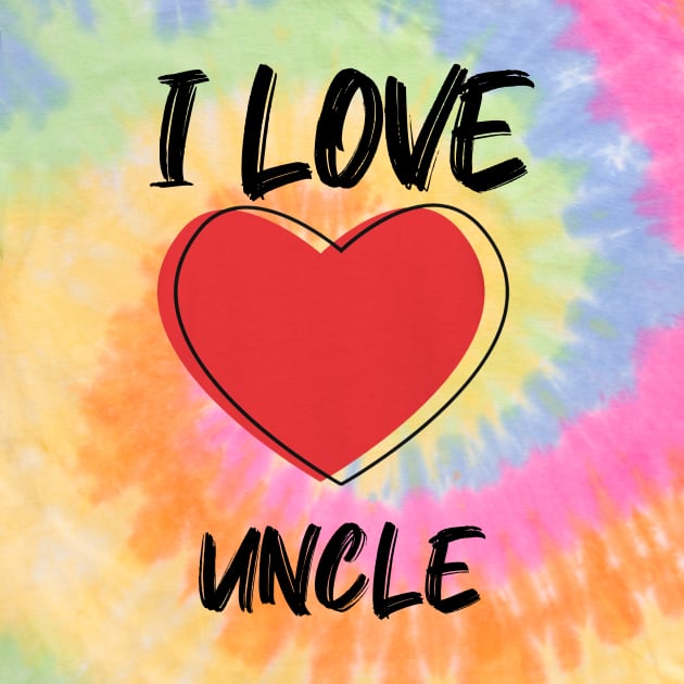 I Love uncle with Red Heart by A.S1