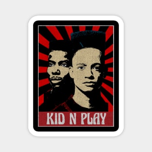 Vintage Kid N Play Pop Art Magnet