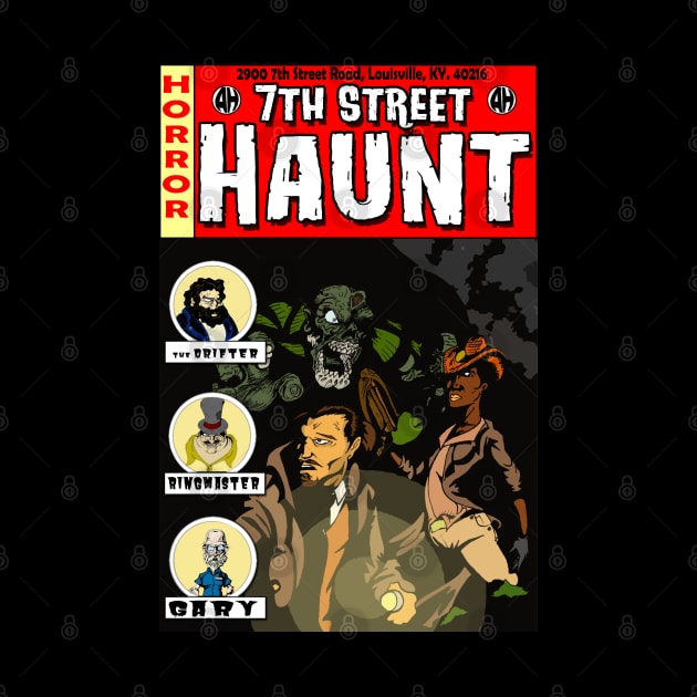 2017 7th Street Haunt Poster by crowjandesigns