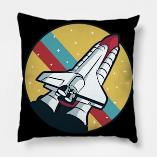 Space Shuttle Rocket Spaceship Astronaut Pillow