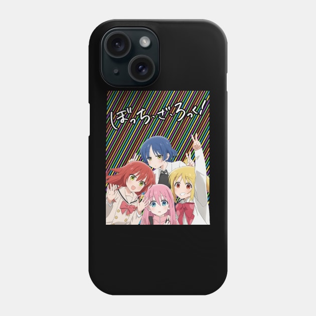 Gift Anime Music Four-Panel Phone Case by goddessesRED