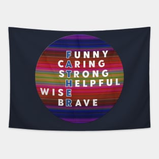 Wise Dad Quotes Tapestry