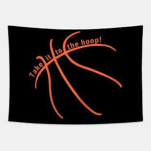 Take it to the HOOP Basketball Drive to the Basket Tapestry