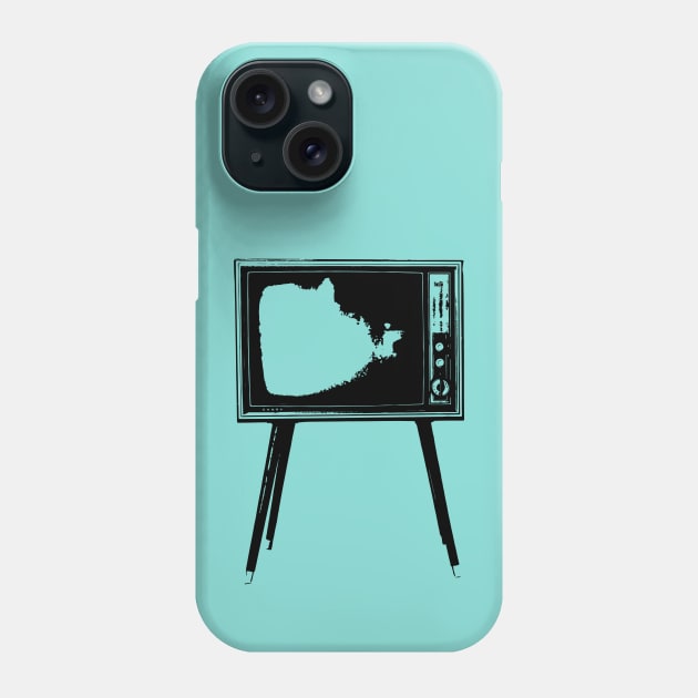 Vintage Television TV Phone Case by Spindriftdesigns
