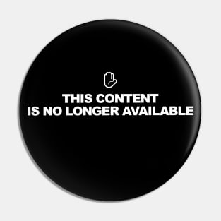 This Content Is No Longer Available - Funny Bachelor, Relationship Design Pin