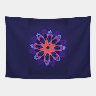 Watercolor art Flower Tapestry