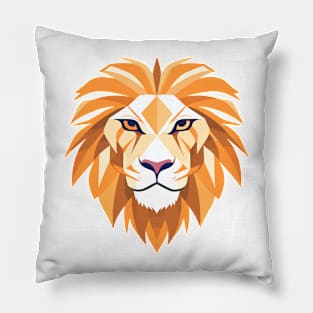 Lion Animal Freedom World Wildlife Wonder Vector Graphic Pillow