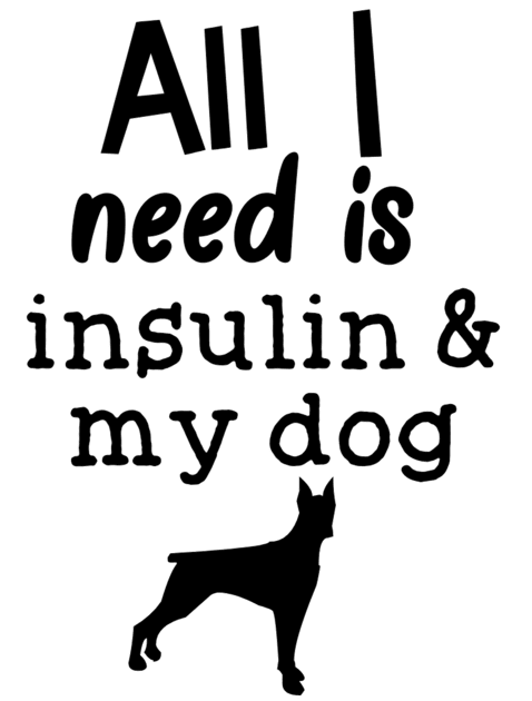 All I Need is Insulin and My Dog Kids T-Shirt by CatGirl101